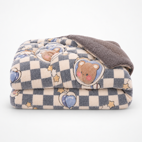 Blue Checker Bear