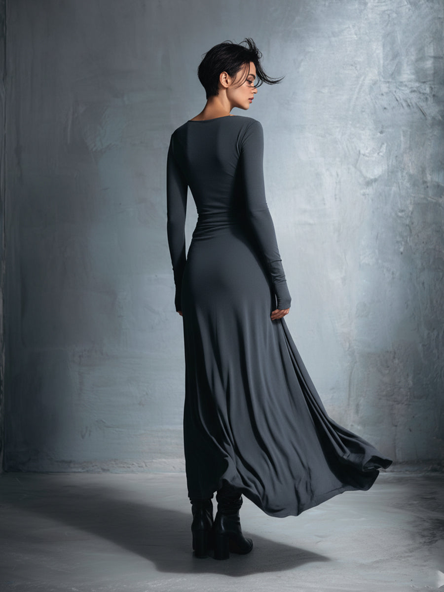 Naomie | Maxi Dress with Silk Knot