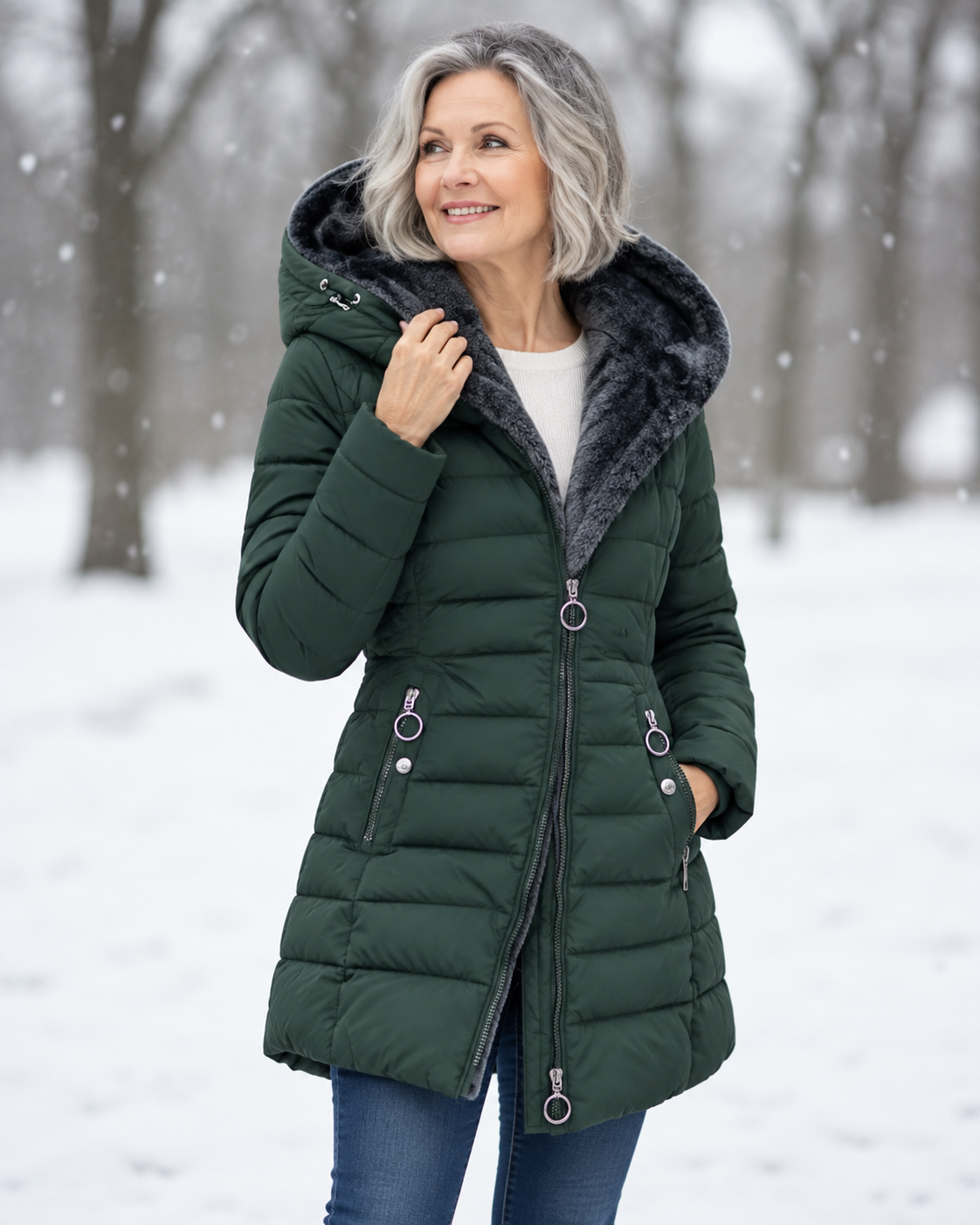 Marja™ | Warm Padded Winter Jacket with Hood