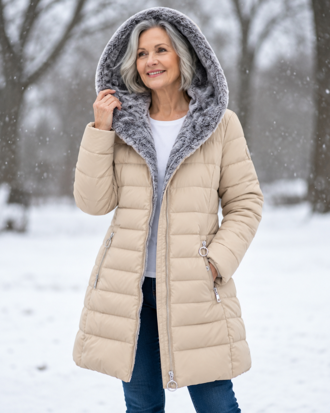 Marja™ | Warm Padded Winter Jacket with Hood