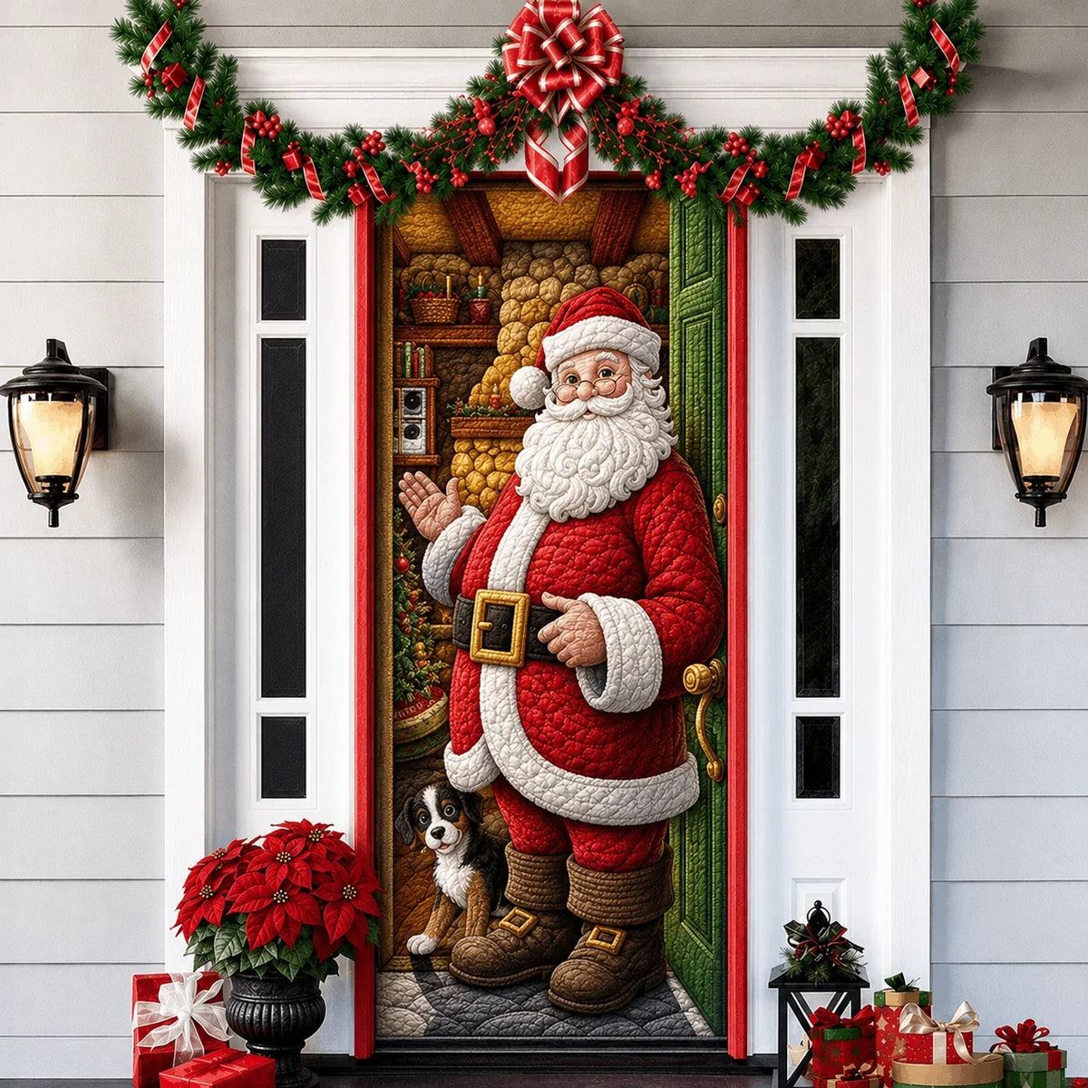 Doorlight – Printed 3D-Effect Christmas Door Cover