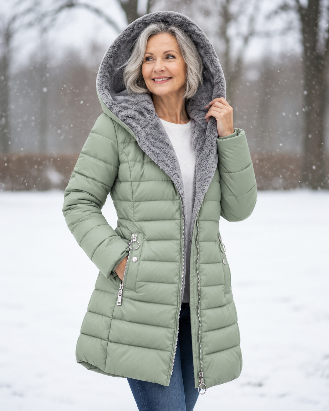 Marja™ | Warm Padded Winter Jacket with Hood