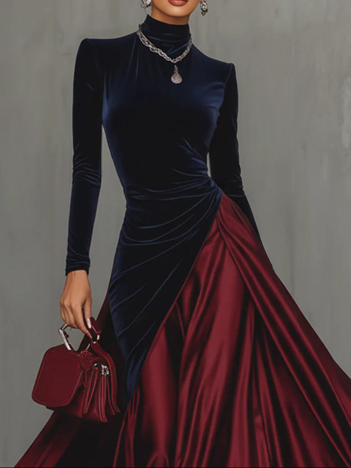 Lucrèce | Long Bicolored Dress