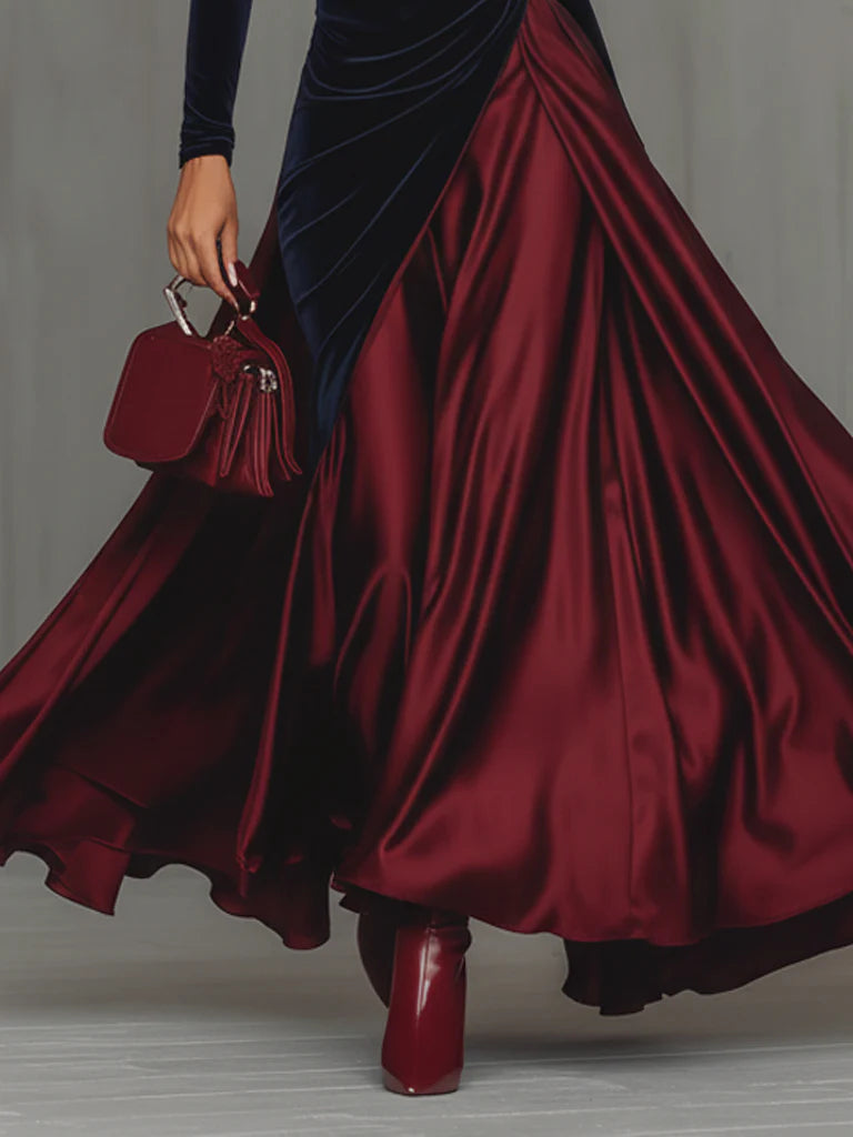 Lucrèce | Long Bicolored Dress