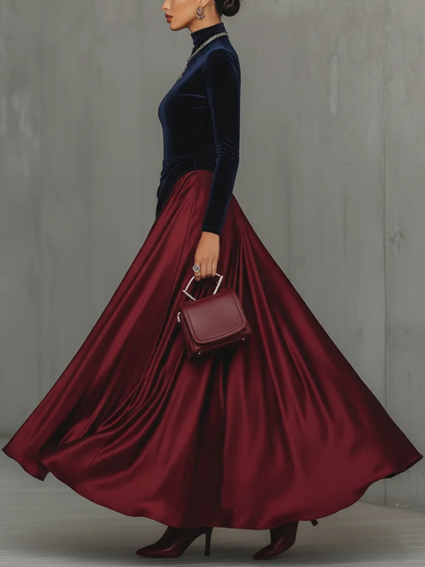 Lucrèce | Long Bicolored Dress