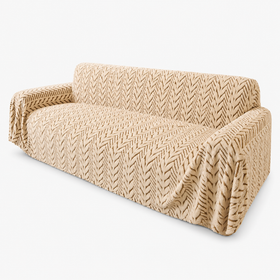 Cream Herringbone