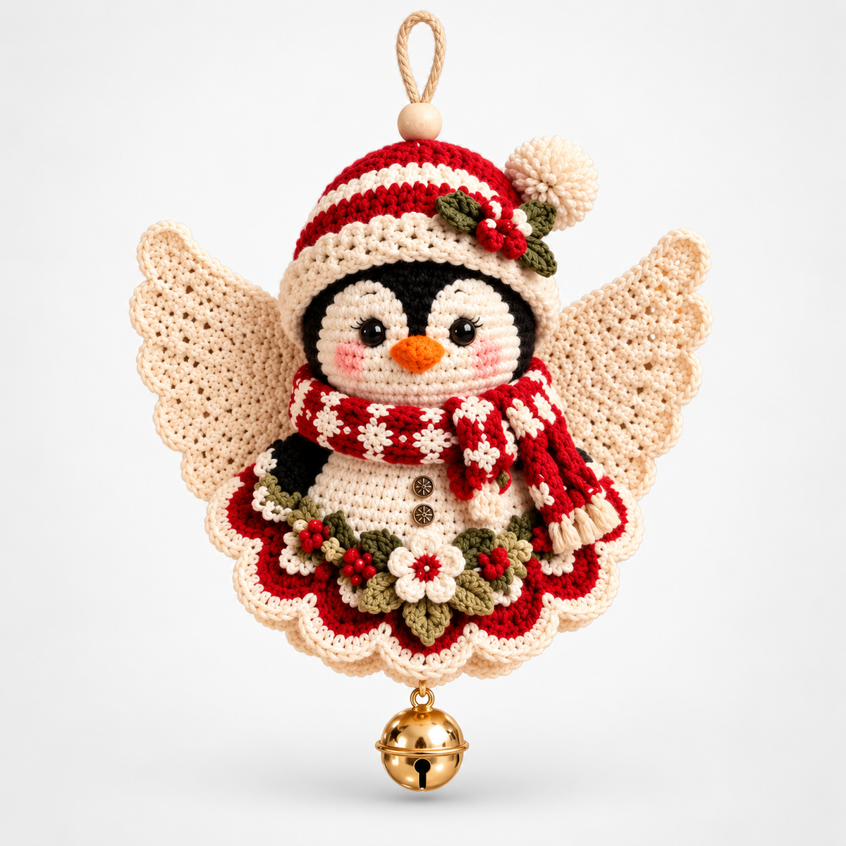 Angel & Thread – Crochet Christmas Angel Ornament Kit
