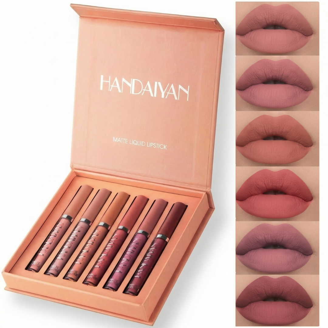 Velura – 6-Piece Velvet Matte Lipstick Set