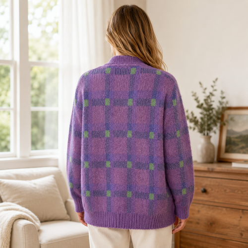 Collarhold – Oversized Collared Cardigan for Women, Cozy Fall Layer