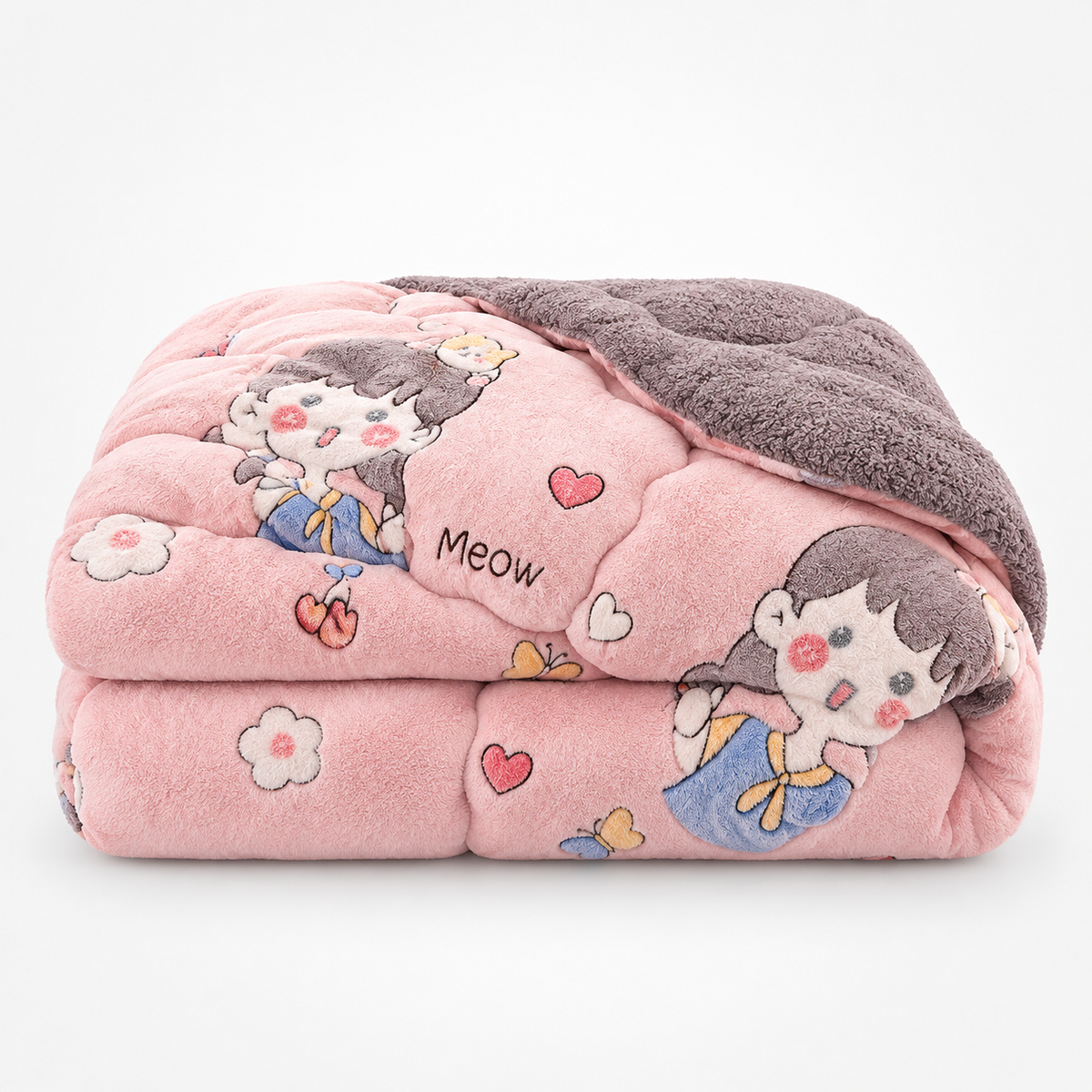 Lambcloud – Double-Sided Lamb Fleece Milk Velvet Quilt