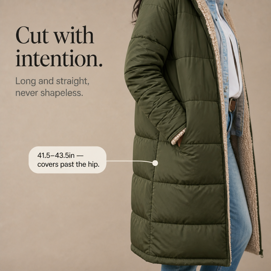 Wintervia – Sherpa Windproof Long Coat