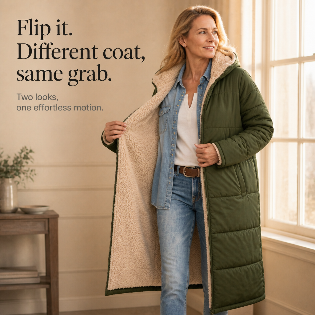 Wintervia – Sherpa Windproof Long Coat