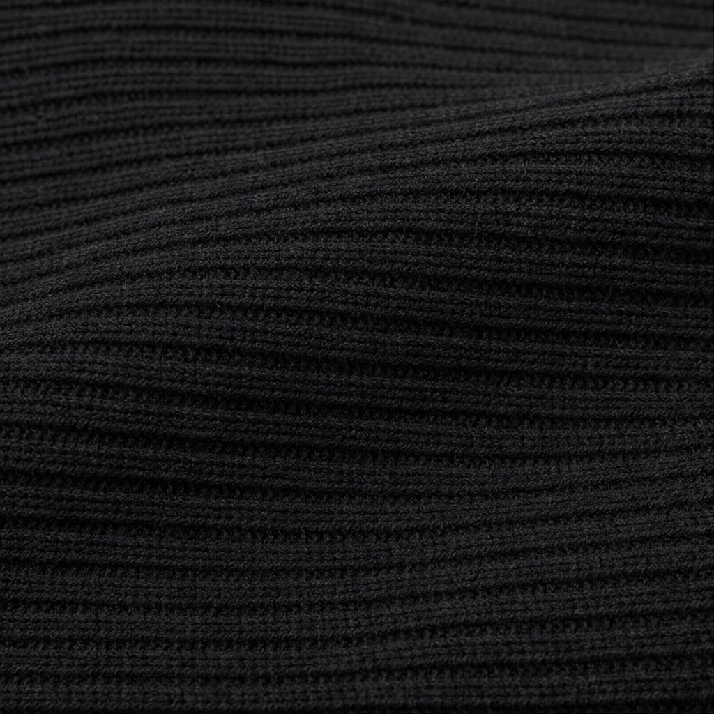 Drapeva – Fitted Cuff Batwing Knit Pullover