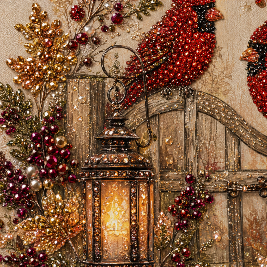 Autumn Gleam – Beaded Crystal Autumn Diamond Painting Kit