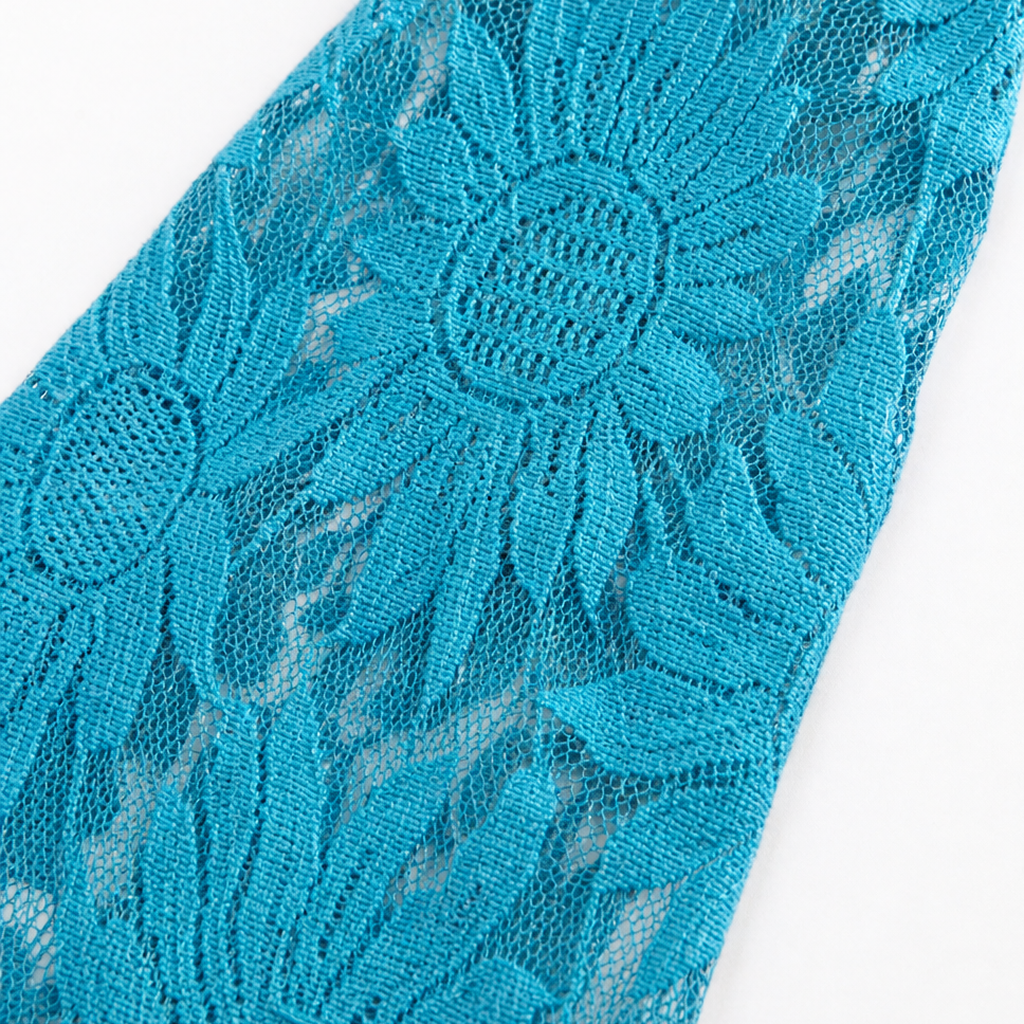 Sunflower Muse – Sunflower Lace Ribbed V-Neck Top