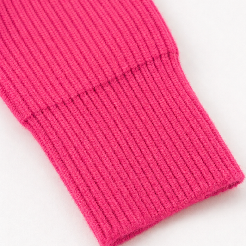 Ribelle – Ribbed Knit Crew-Neck Bodycon Sweater Dress