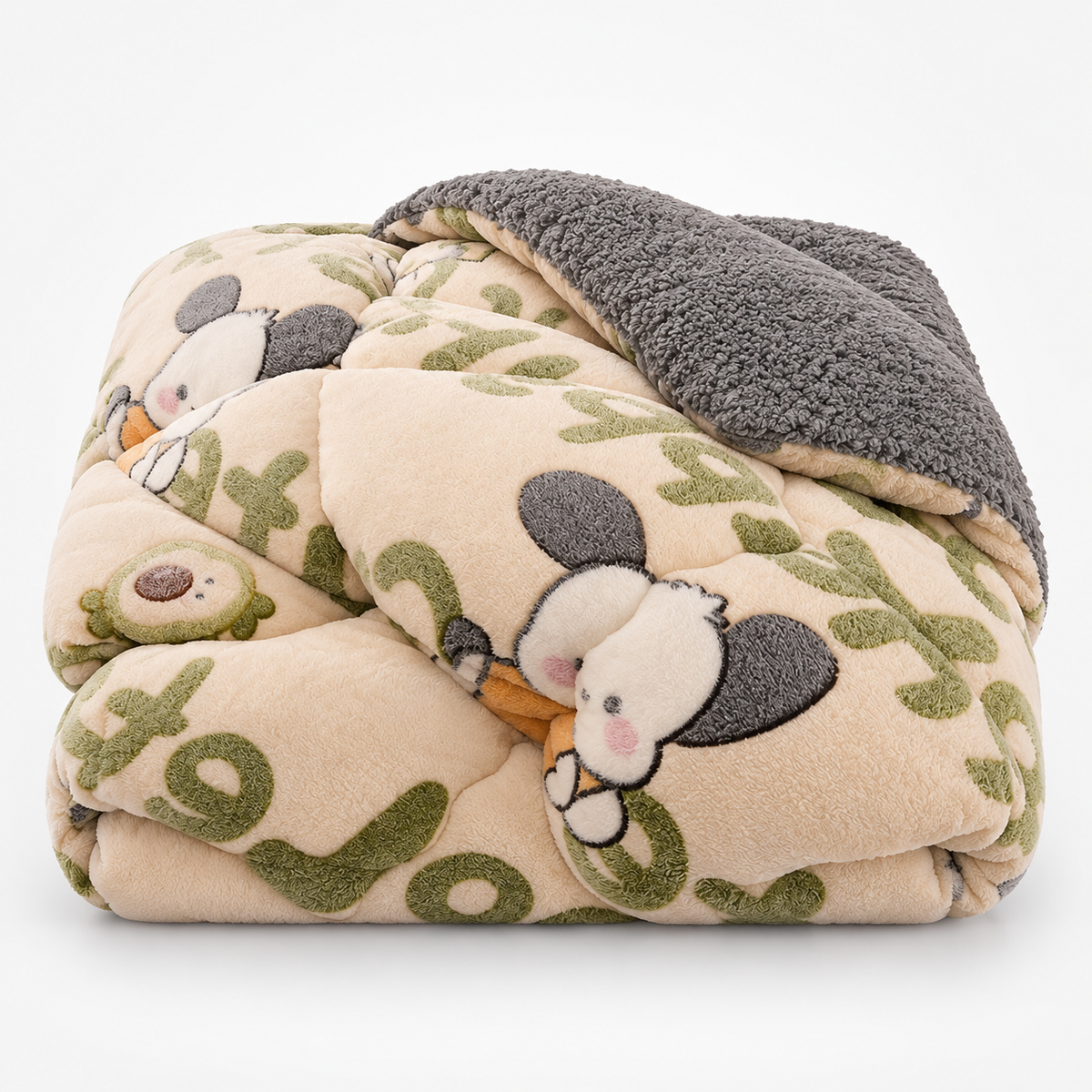 Lambcloud – Double-Sided Lamb Fleece Milk Velvet Quilt