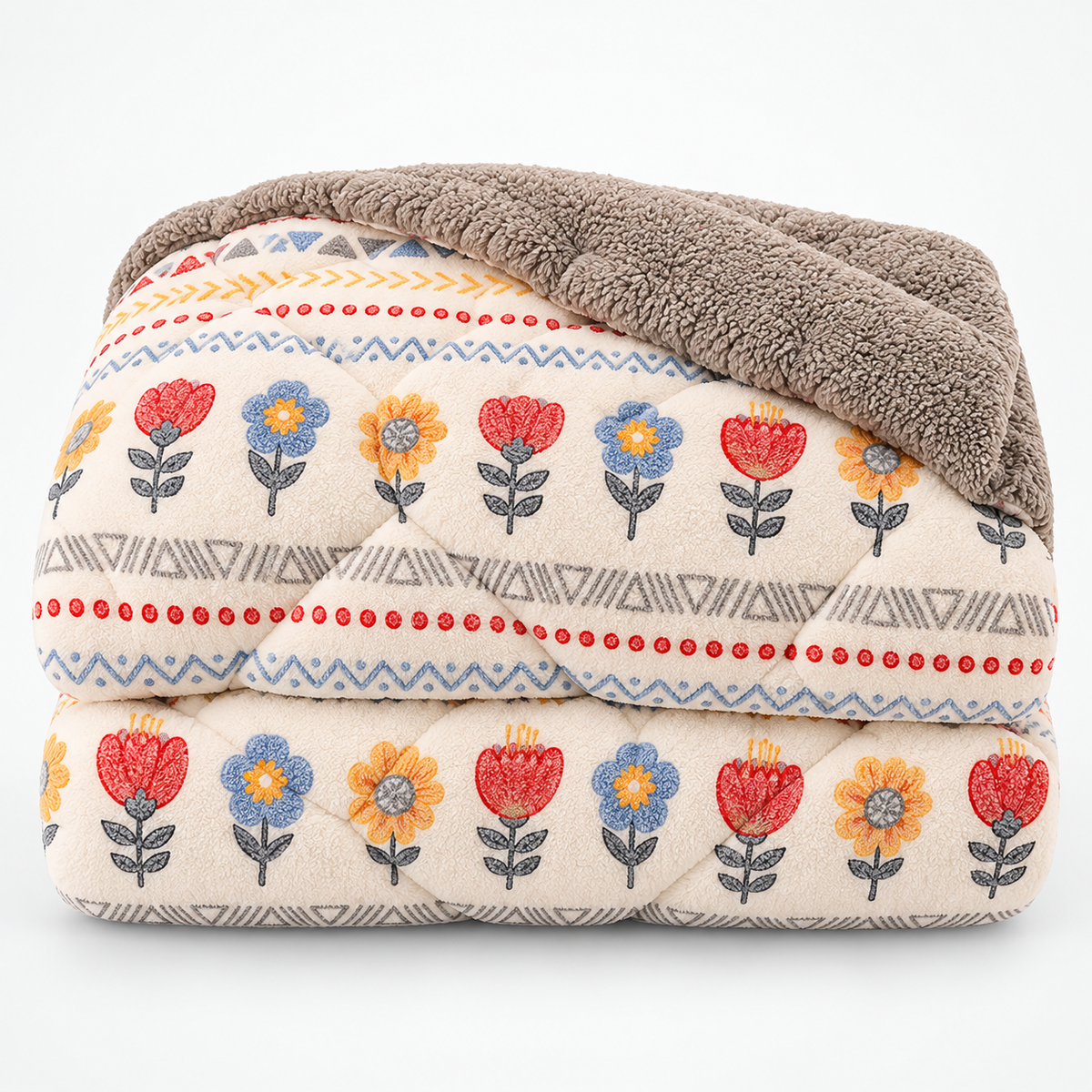 Lambcloud – Double-Sided Lamb Fleece Milk Velvet Quilt