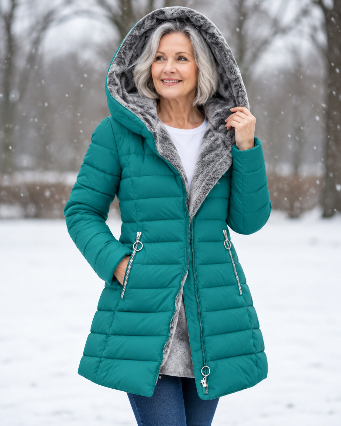 Marja™ | Warm Padded Winter Jacket with Hood