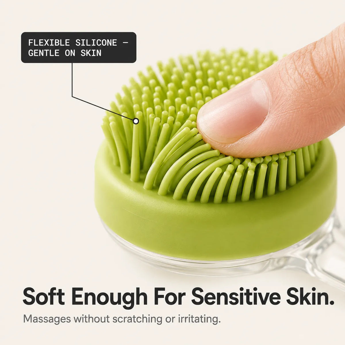 Pawlush – Dog Bath Brush with Built-in Shampoo Dispenser