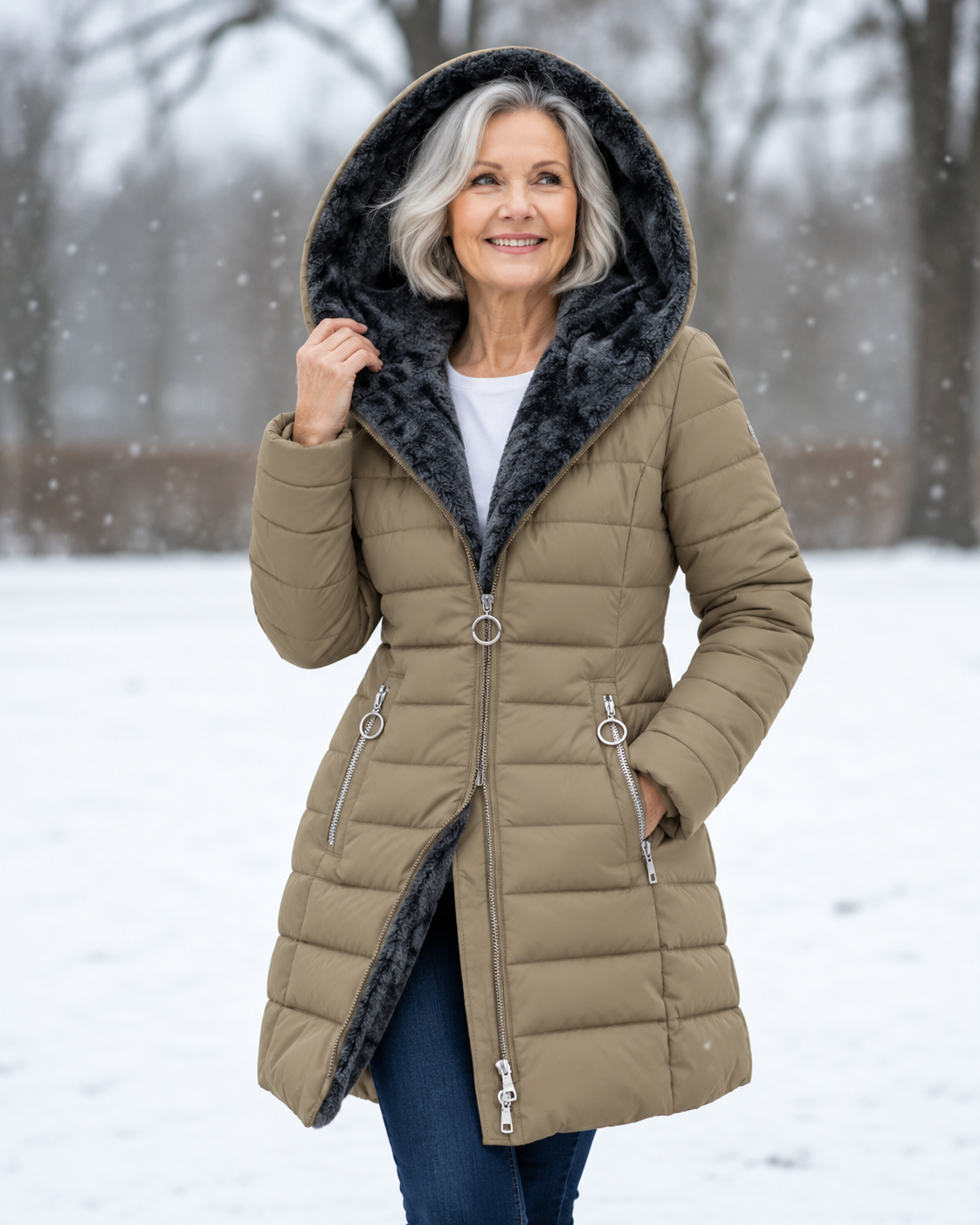 Marja™ | Warm Padded Winter Jacket with Hood