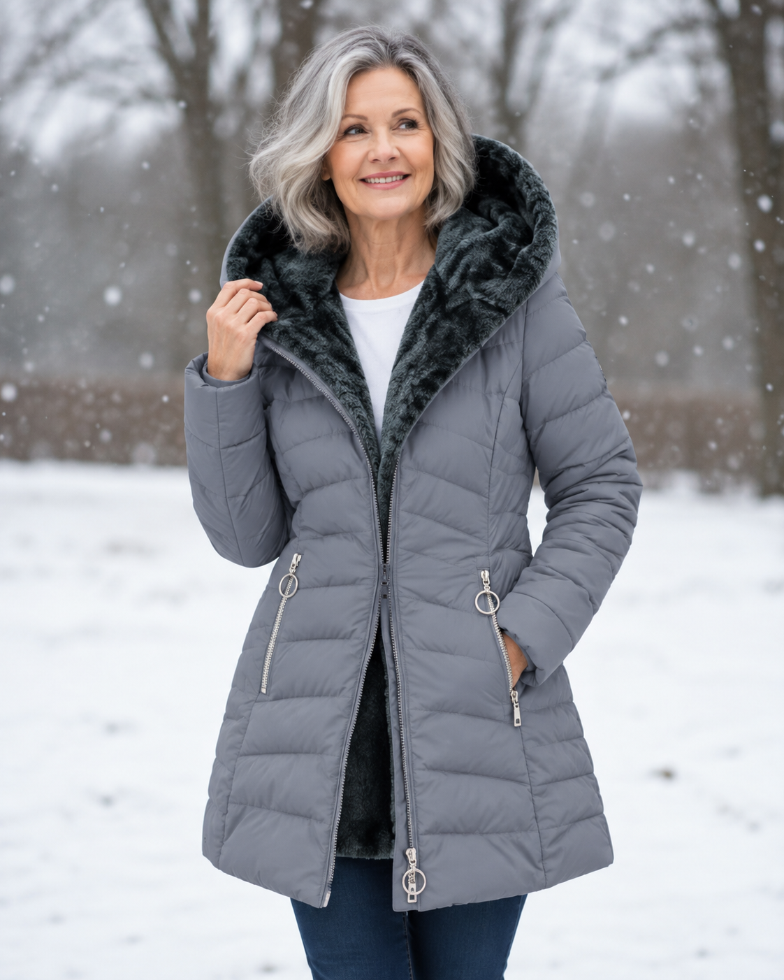 Marja™ | Warm Padded Winter Jacket with Hood