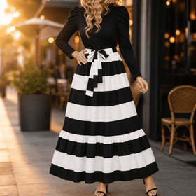 Black with White