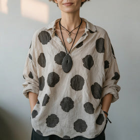 Black Polka Dot
