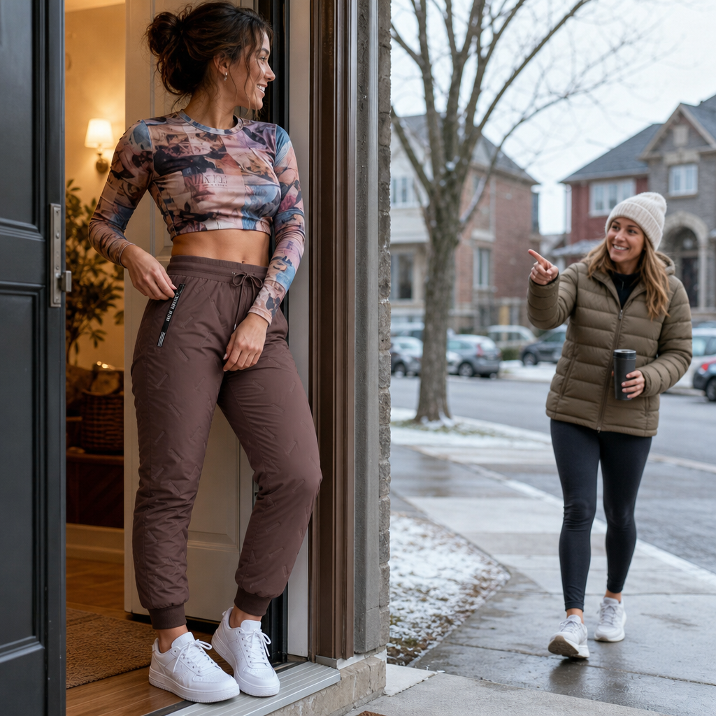 Frostline – Quilted Fleece-Lined Jogger Pants