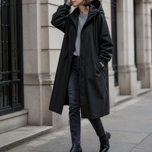 Vielle – Belted Trench Coat for Women, Classic Fall Jacket