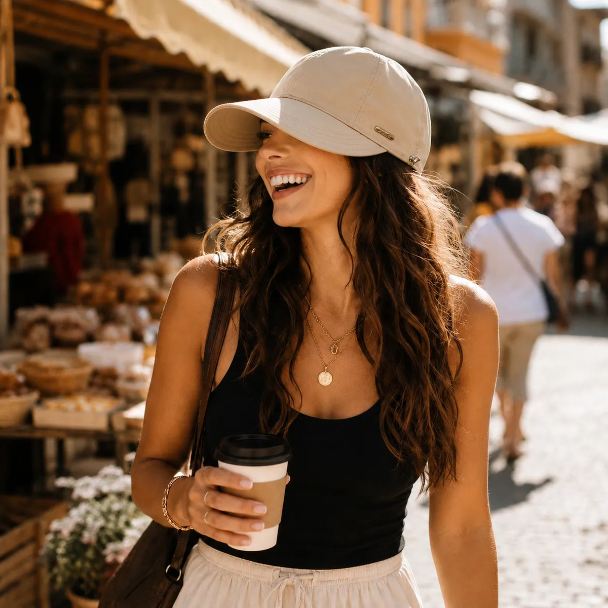 Solera – Wide-Brim Foldable Sun Hat with UPF 50+ Protection and Adjustable Back Strap