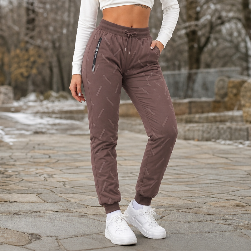 Frostline – Quilted Fleece-Lined Jogger Pants