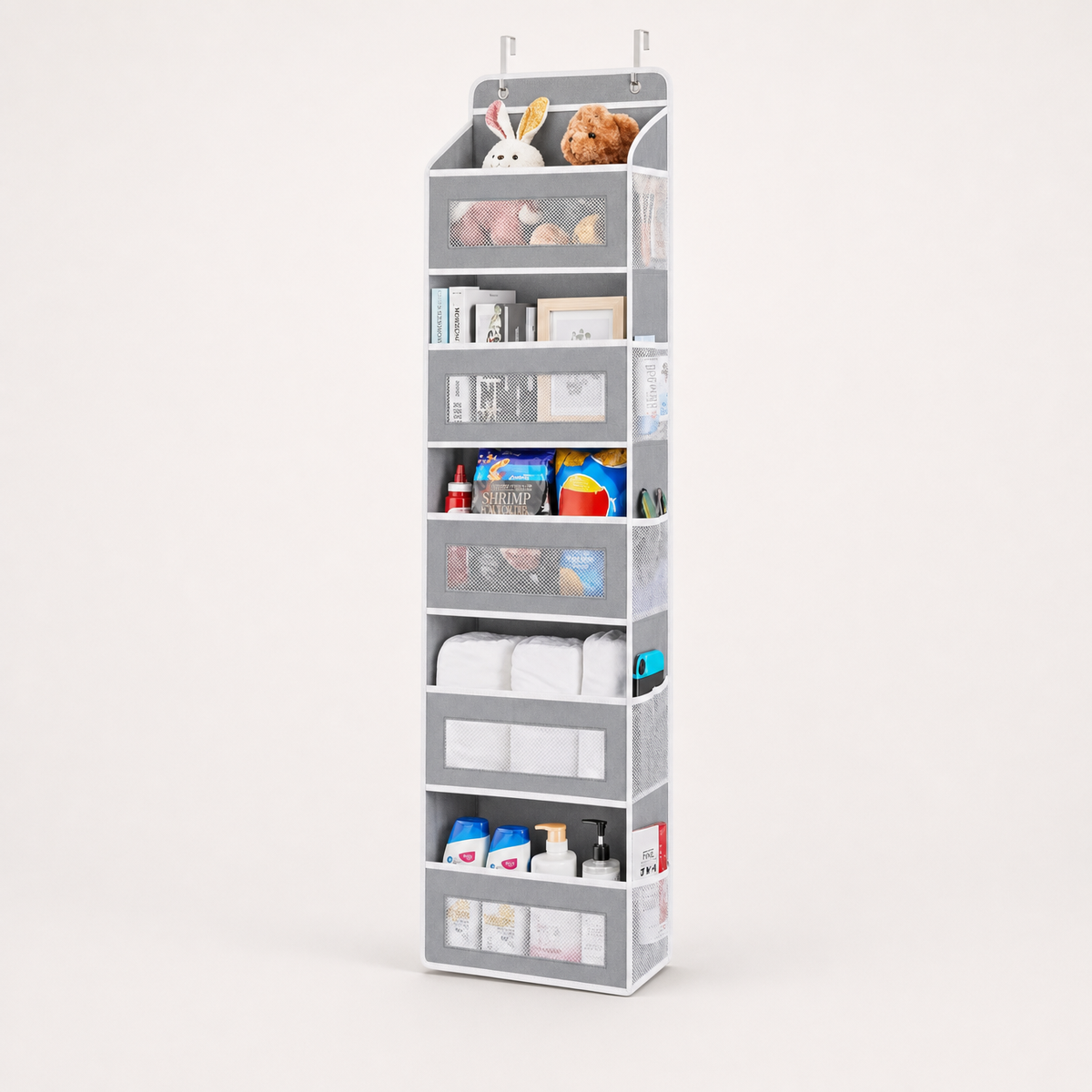Shelfast – 5-Tier Reinforced Base Hanging Door Organizer