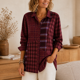 Burgundy Plaid
