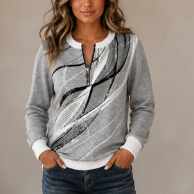 Gray Abstract Stripe