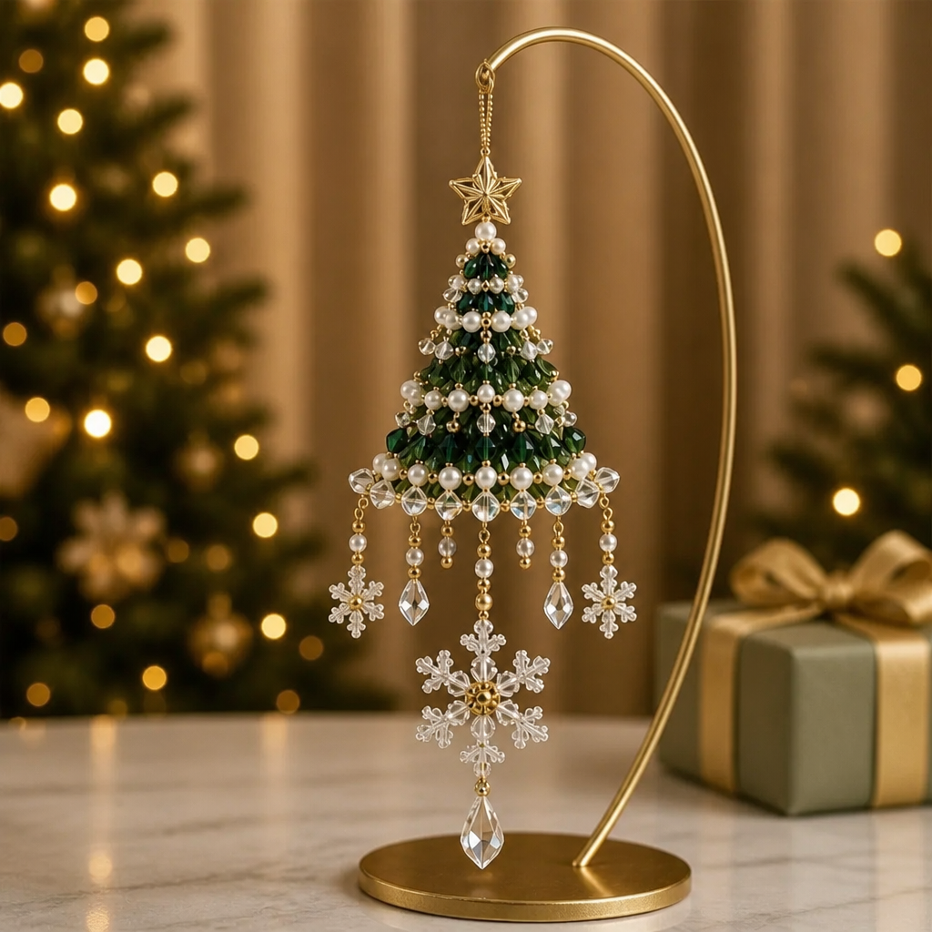 Bead & Bough – Beaded Christmas Tree Ornament Kit
