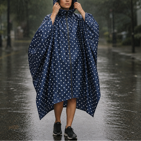 Blue & White Dots
