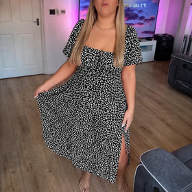 Black Mini Floral